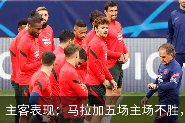 主客表现：马拉加五场主场不胜，皇家社会客场近三场不败