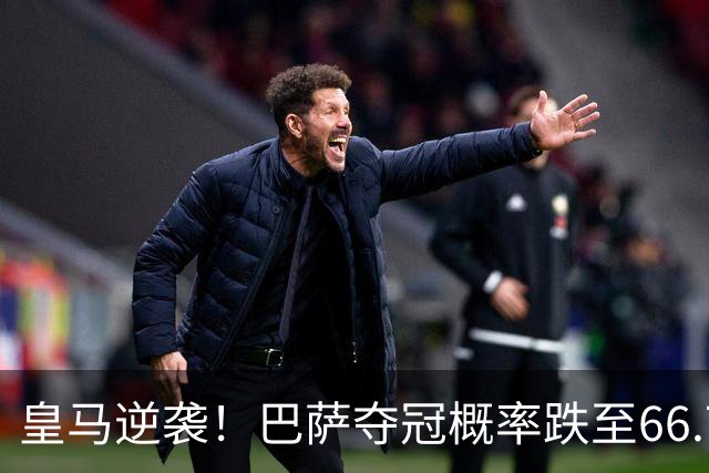 皇马逆袭！巴萨夺冠概率跌至66.73%，西甲争冠变天